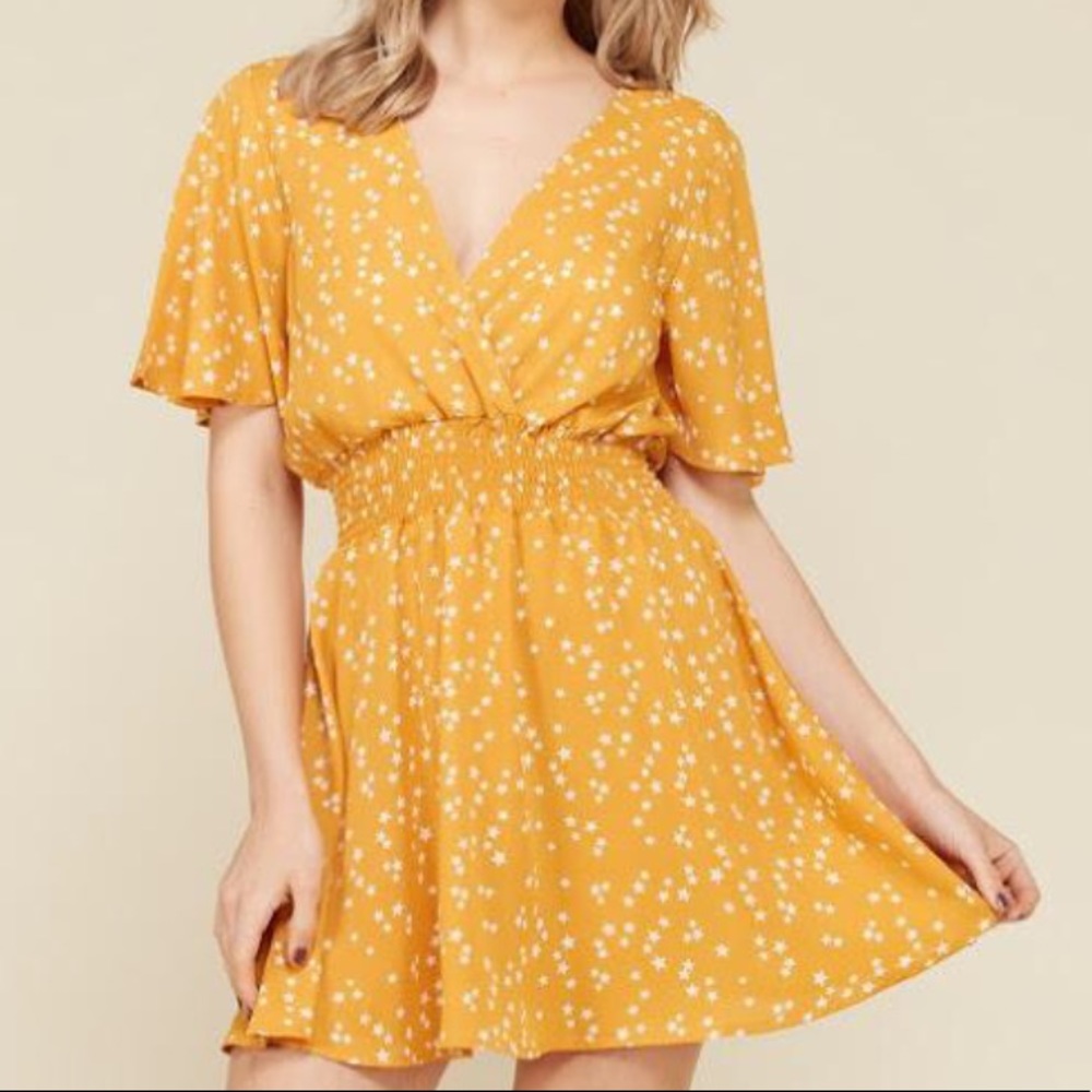 NWT Mustard Star Dress